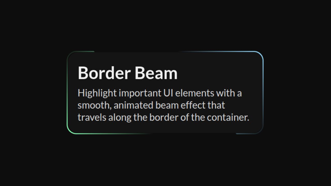 Border Beam