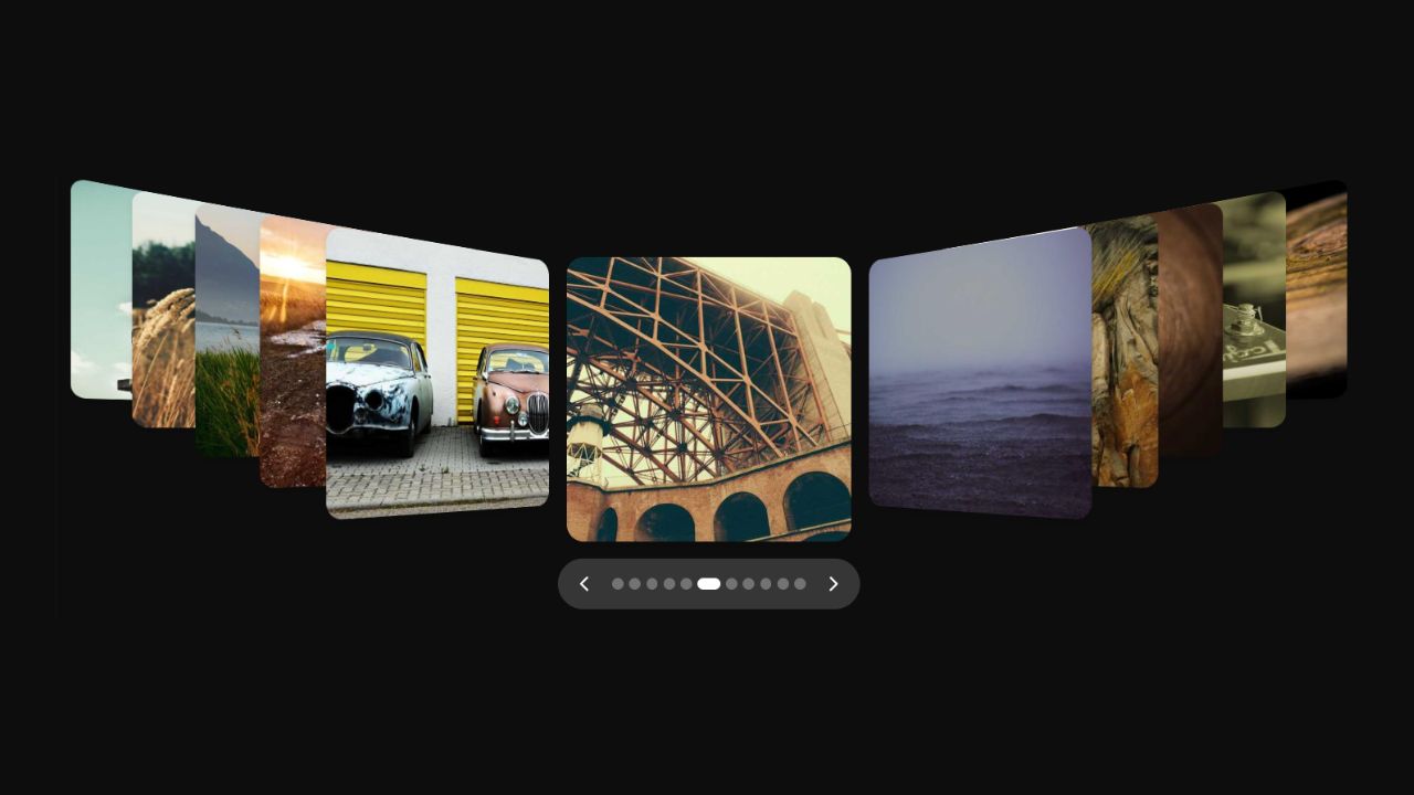 Tilt Image Carousel preview
